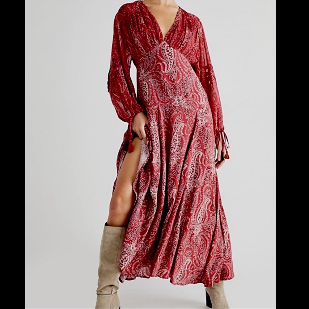 NWT Free People Mirage Maxi Dress Size 12